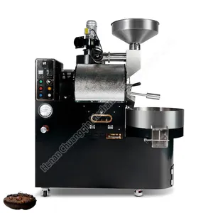黑咖啡烘焙机5千克咖啡烘焙机颜色和标志Diy咖啡烘焙机