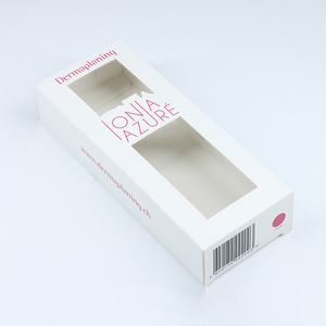 Cajas de Cartón Blanco Personalizadas con Doble Ventana, Plegables y con Base de Bloqueo, para Empaque de Maquinillas Faciales, Herramientas de Belleza y Dispositivos para el Cuidado de la Piel - Product Image 1