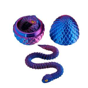 Prix d'usine – Ensemble d'œufs de <span class=keywords><strong>serpent</strong></span> en plastique imprimés en 3D – Jouet lumineux de Pâques pour enfants |   Décoration créative et anti-stress en gros - Product Image 5