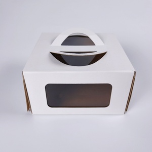 White Paper <b>Box</b> Portable Candy Carton White Card Colorful Gift Pastry Paper <b>Box</b> Packaging Custom Cake <b>Box</b> - Product Image 6