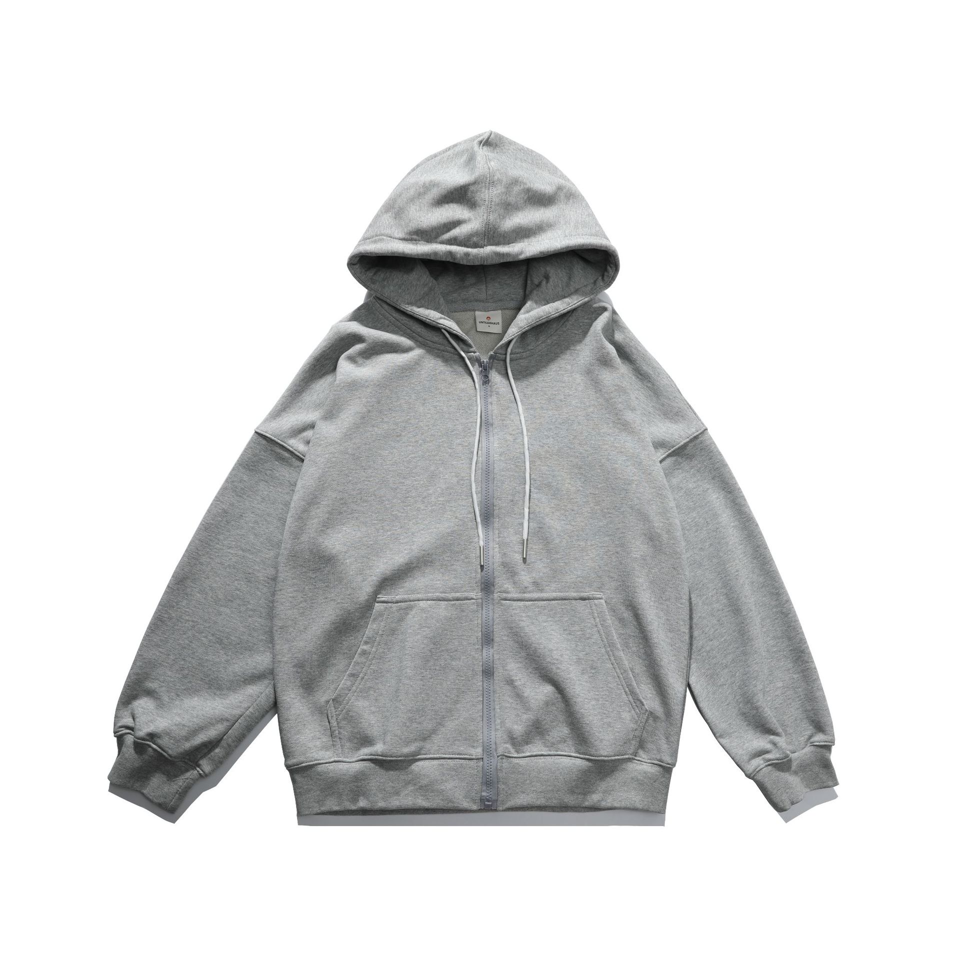 Cerniera grigio melange