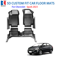 Tapis de voiture TPE sur mesure au prix d'usine pour Chevrolet Spark 2023 LHD |   Matériaux de qualité supérieure, tapis de sol pour voiture fournis par le fabricant