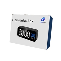 Boîte en carton ondulé recyclable avec impression offset personnalisée et laminage mat pour l'emballage d'appareils photo et d'électronique
