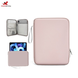 Solid Color 10.9/12.9 Inch PU Portable Waterproof Wear Tablet <b>Bag</b> With Pen Slot Pad <b>Bag</b> Tablet Sleeve RTS Bulk Mixed Order - Product Image 1