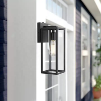 Applique murale extérieure E27 ampoule applique murale moderne noir Led applique extérieure porche maison maison cour jardin éclairage étanche