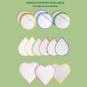 Tampons démaquillants réutilisables en coton de bambou, doux et lavables, pour le nettoyage du visage et le démaquillage des yeux - Product Image 6