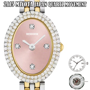 Reloj de Cuarzo de Lujo para Mujer, en Oferta, Resistente al Agua 5ATM, Esfera Ovalada, Correa de Acero Inoxidable, Estilo Ejecutivo Minimalista, de Buceo - Product Image 4