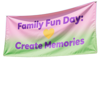 Drapeaux et Bannières Promotionnels Extérieurs Personnalisés en Vinyle Imprimé UV Grande Taille, Imperméables, Service de Conception Gratuit, en Aluminium – Vente Chaude