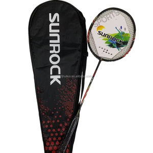 <span class=keywords><strong>Raquette</strong></span> de <span class=keywords><strong>badminton</strong></span> fabriquée en usine avec tige en carbone souple dur pour l'intérieur et l'extérieur, avec poignée en PU pour la vente au détail - Product Image 1