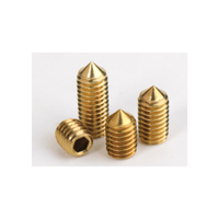 H59 H62 vis à tête conique en laiton cuivre Bronze vis à six pans creux DIN914