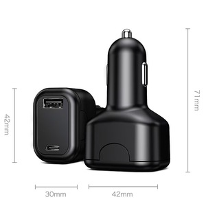 Localisateur GPS sans fil sans installation, traceur de véhicule 4G Beidou avec chargeur USB pour allume-cigare - Product Image 3