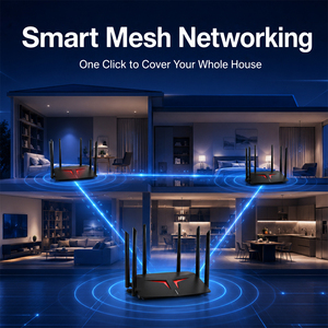Router de alta velocidad Dual-Band 2.4G&5G AX3000 WiFi6 R630C con red Mesh y Smart Roaming - Product Image 4