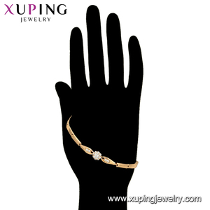 75990 <span class=keywords><strong>Xuping</strong></span> Nouvelle Collection Bracelet Femme avec Boutons de Manchette et Étoile en Zircon Synthétique - Product Image 2