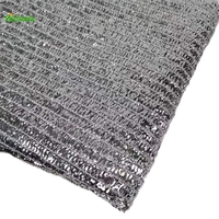 70% Maille réfléchissante en tissu d'ombre avec œillets, revêtement de protection en tissu pare-soleil