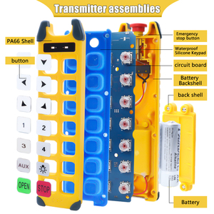 Rapport qualité-prix élevé 12 touches télécommande radio de levage industriel à vitesse unique - Product Image 3