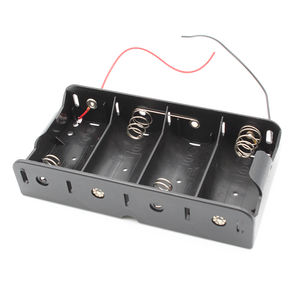 YULI <span class=keywords><strong>4</strong></span> 슬롯 <span class=keywords><strong>D</strong></span> 셀 배터리 홀더 1.5V <span class=keywords><strong>D</strong></span> 크기 케이스 박스 와이어 리드 플라스틱 배터리 액세서리 - Product Image 6