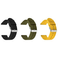 Bracelet de montre en nylon pur imperméable de 18 mm, 20 mm, 22 mm avec boucle ardillon, deux pièces, pour montres connectées – Fournisseur d'usine
