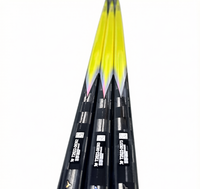 Palo de Hockey sobre Hielo de Fibra de Carbono Ligero de 52 Pulgadas, Procesado con Precisión, para Mano Izquierda o Derecha, para Niños Principiantes en Pistas de Hielo