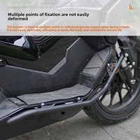 Pelindung Mesin Depan Honda ADV350 dengan Struktur Segitiga & Pemasangan Multi-Titik dari Baja Karbon yang Diperkuat