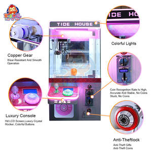 <span class=keywords><strong>Mini</strong></span> máquina de garra de juguete, máquina de juego de Arcade que funciona con monedas, máquina de grúa de muñeco de peluche para niños y parque de atracciones - Product Image 5