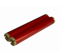 Pita Label Billboard Luar Ruangan Merah, Pelat Nomor Tiang Listrik, Pita Karbon Lebar untuk Listrik, Pita Warna 220mm*80m Warna Barcode