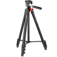 Trépied extensible en aluminium KINGJOY Vt-831 avec système de verrouillage à bascule, capacité de 3 kg, portable, léger, pour voyages, enregistrement vidéo, selfies, diffusion en direct