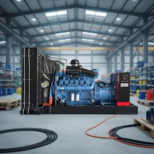 סט גנרטור דיזל 30-1000KW גיבוי חירום הספק גבוה 400/230V כל נחושת ללא מברשות - Product Image 3