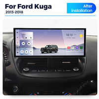 MEKEDE 12.3 pouces 2K 2400*900 voiture Audio multimédia écran latéral étroit GPS Navigation CAR-PLAY ADAS DVR pour Ford Kuga 2013-2018