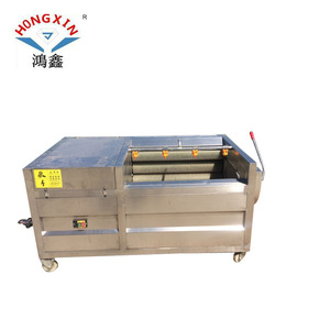 Machine à laver les fruits et légumes commerciale HONGXIN, automatique, en acier inoxydable, pour les usines de transformation et la restauration - Product Image 2