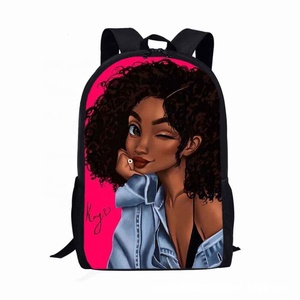 กระเป๋าเป้สะพายหลังนักเรียนลายอนิเมะสุดฮิตปี 2021 น้ำหนักเบา ผลิตจากวัสดุรักษ์โลก สำหรับเด็ก สีดำ ลายศิลปะแอฟโฟร ขนาดใหญ่ ใช้ได้ทั้งเด็กชายและเด็กหญิง ขายส่ง - Product Image 2
