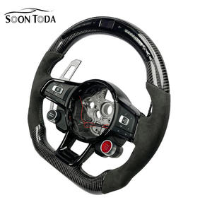 Volant modifié en daim noir en Fiber de carbone SOON TODA pour <span class=keywords><strong>Audi</strong></span> A4 43 46 R8 <span class=keywords><strong>R9</strong></span> ZC-TT2-YD-T1019 - Product Image 3