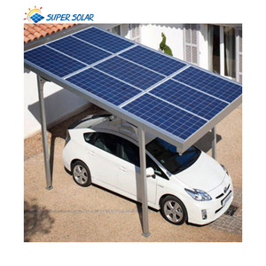 Abri solaire de haute qualité adapté avec panneaux solaires et structure de montage en aluminium - Product Image 2