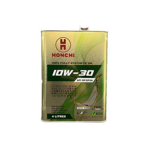 Honchi <b>10W30</b> API SP/GF-6A Fully Synthetic Motor <b>Oil</b> <b>Engine</b> Lubricant for Older Cars & Light-Duty Trucks Metal Can Package - Product Image 2