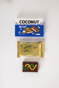 دبي نمط الكنافة جوز الهند الشوكولاته الصلبة الجوز بار بالجملة الحلال أوم شعار مخصص - Product Image 6