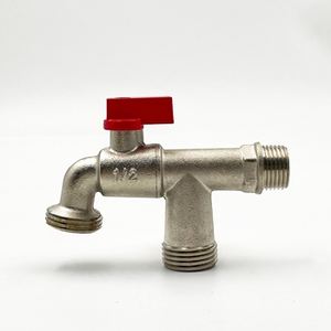 <span class=keywords><strong>Robinet</strong></span> de lavabo en laiton à poignée de conception moderne <span class=keywords><strong>Robinet</strong></span> de tuyau d'arrosage 1/2 Buse antigel - Product Image 6