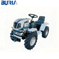 Tracteur compact diesel 4x4 4WD 18 CV avec boîte de vitesses, pompe et moteur pour ferme, jardin et verger chinois