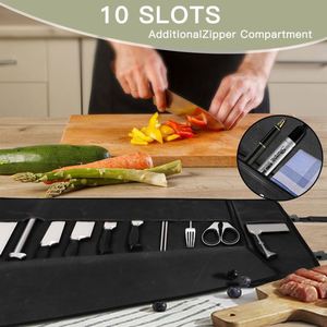 Échantillon Gratuit : Organisateur d'Outils, Sac de Rangement Enroulable pour Couteaux, Étui de Transport en EVA pour Couteaux avec Bandoulière - Product Image 2