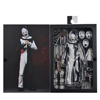 Figurine NECA Terrifier Art Clown Ultimate Edition 7 pouces en PVC, entièrement articulée, jouet de dessin animé, objet de collection de film d'horreur, plusieurs versions