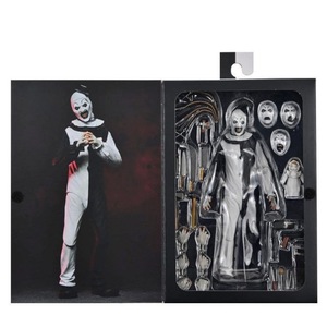NECA Terrifier Art the Clown Ultimate Edition - Statuetta da 7 pollici completamente articolata, da collezione, ispirata al <span class=keywords><strong>film</strong></span> <span class=keywords><strong>horror</strong></span>, con accessori multipli - Product Image 3