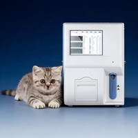 Analizador de Hematología Automático para Veterinaria, Máquina de Análisis de Sangre Totalmente Automática para Hospital de Animales con Pantalla Digital