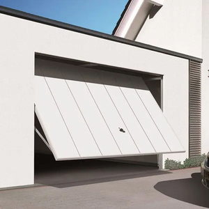 <span class=keywords><strong>Porte</strong></span> <span class=keywords><strong>de</strong></span> <span class=keywords><strong>garage</strong></span> <span class=keywords><strong>sectionnelle</strong></span> verticale coulissante à panneaux plats en polymère, design moderne, pour usage résidentiel, avec fenêtres <span class=keywords><strong>de</strong></span> perspective, vente en gros - Product Image 2