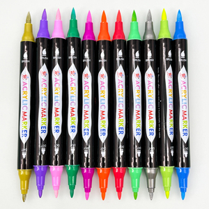 Water Based Marker Assorted Colors Double Head Marker <strong>Pen</strong> <strong>Colour</strong> <strong>Pens</strong> for Kids <strong>Adults</strong> Coloring - Product Image 1