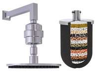 Filtre de douche anti-chlore OEM avec bloc de charbon actif