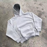 Conjunto de Sudadera con Capucha y Pantalones Deportivos Oversize Personalizados, Estilo Urbano, de Algodón 100% Pesado, para Hombre