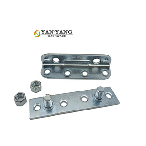Yanyang đồ nội thất phần cứng giường kết nối Fastener khung kim loại giường đường sắt chân đế - Product Image 4