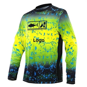 UPF 50 + Chống Nắng Độ Ẩm Wicking <span class=keywords><strong>Polyester</strong></span> Câu Cá Mặc Của Nam Giới Dài Tay Áo Lưới Thông Hơi UV Câu Cá Áo Sơ Mi - Product Image 1