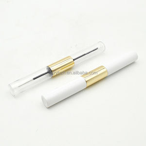 Flacon <span class=keywords><strong>de</strong></span> colle pour faux cils en PET transparent à double extrémité <span class=keywords><strong>de</strong></span> 5 ml, fabriqué en <span class=keywords><strong>Chine</strong></span>, mascara, eye-liner, tube combiné 2 en 1 - Product Image 1
