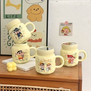 Taza de Cerámica Xiaoxin con Acabado Espejo, Linda Taza de Gran Capacidad con Diseño de Dibujos Animados, Resistente a Altas Temperaturas, Apta para Microondas, Práctica - Product Image 2