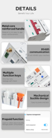 Nouveautés 2023 Interrupteur intelligent Tuya Smart Breaker Interrupteur intelligent Tuya APP 4p WIFI avec comptage Blanc Haute tension Tuya Mcb 40