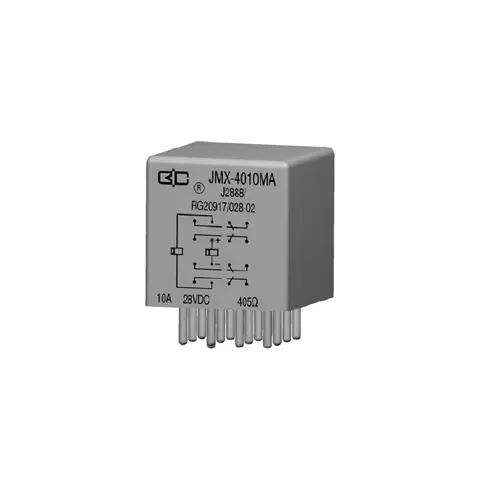 JMX-4010MA Hermetical Magnetic Latching Balanced Force Relay 4 Form C Switch 5A Defense Aerospace Aircraft Boat Vehicle